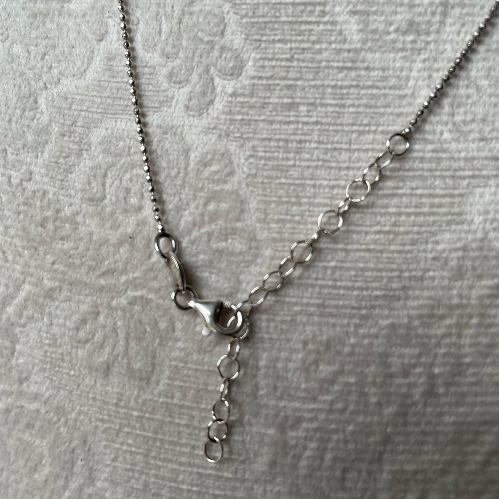 Silver necklace,necklace for women, best gift ,Elegant Heart Pendant Necklace - Picture 10 of 10
